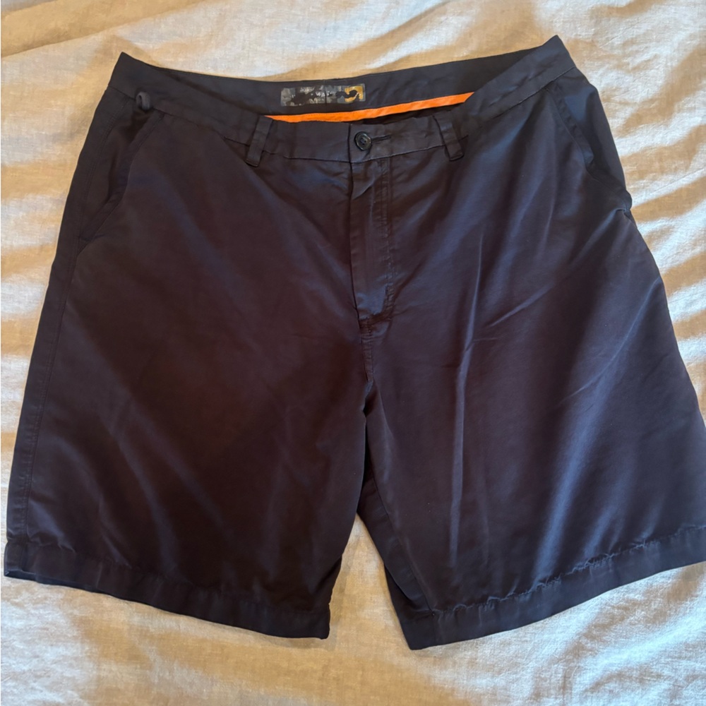 Quiksilver Black and Orange Shorts
